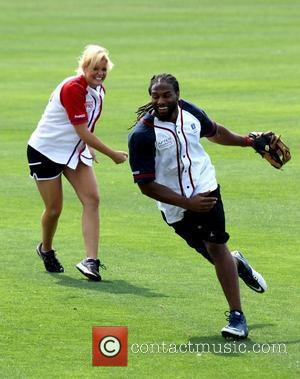 Lauren Alaina, Michael Griffin The 22nd Annual City of Hope Celebrity Softball Challenge at Greer Stadium Nashville, Tennessee - 09.06.12