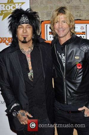 Nikki Sixx & Duff McKagan,  at the Classic Rock Roll of Honour at The Roundhouse. London, England - 13.11.12