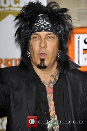 Nikki Sixx,  at the Classic Rock Roll of Honour at The Roundhouse. London, England - 13.11.12