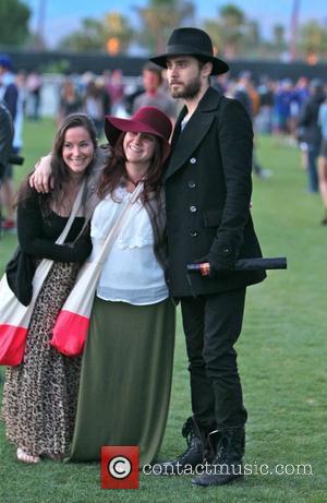 Jared Leto Celebrities at the 2012 Coachella Valley Music and Arts Festival - Week 1 Day 1 Indio, California -...