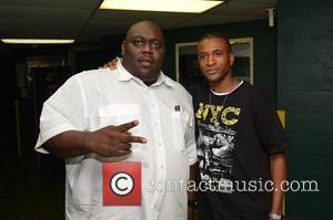Faizon Love and Tommy Davidson  backstage during 5th Annual Memorial Weekend Comedy Festival at the James L. Knight Center...
