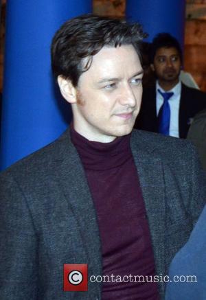 James McAvoy on the set of 'Trance' in London London, England - 17.10.12