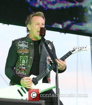 James Hetfield of Metallica The Download Festival 2012 at Donington Park Derby, England - 09.06.12