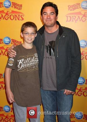 Dean Cain and son (in brown)  'Dragons' presented by Ringling Bros. & Barnum & Bailey Circus at Staples Center...