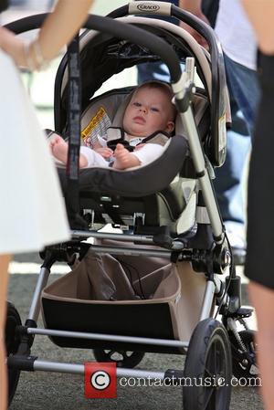 Michael Weatherly's daughter Olivia  Celebrities at The Grove to appear on entertainment news show 'Extra' Los Angeles, California- 16.10.12