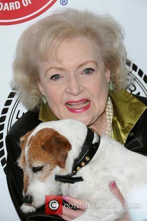 Betty White and Uggie Friars Club Roast of Betty White - arrivals New York City, USA - 16.05.12
