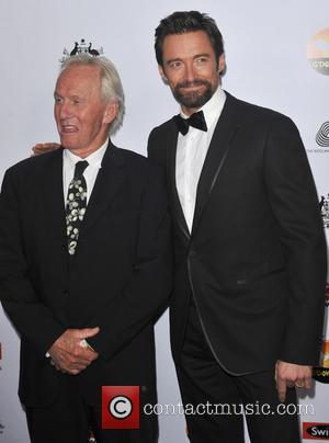 Paul Hogan; Hugh Jackman G'Day USA Black Tie Gala at the JW Marriot at LA Live - Arrivals  Featuring:...