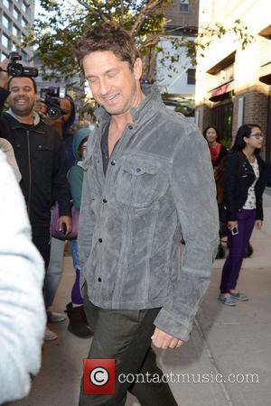 Gerard Butler is seen leaving his hotel in Manhattan New York City, USA - 22.10.12