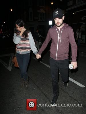 Jack Whitehall and Gemma Chan outside the Groucho club in Soho London, England - 27.09.12