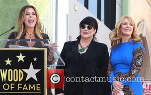 Rita Wilson,  Ann Wilson, Nancy Wilson, Heart is  honored with a Hollywood Star on the Hollywood Walk of...