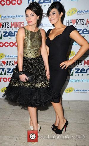 Alison King and Kym Marsh Hearts and Minds Charity Ball, held at the Hilton Hotel Manchester - Arrivals Manchester, England...