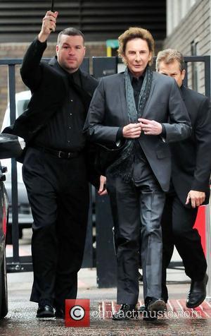 Barry Manilow outside the ITV studios London, England - 15.05.12