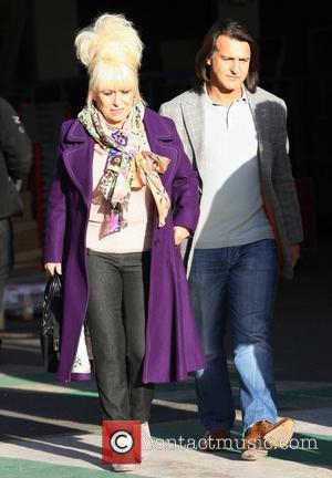 Barbara Windsor and her husband Scott Mitchell  outside the ITV studios London, England - 14.12.11