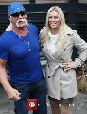 Hulk Hogan and his daughter Brooke Hogan at the ITV studios London, England - 25.01.12