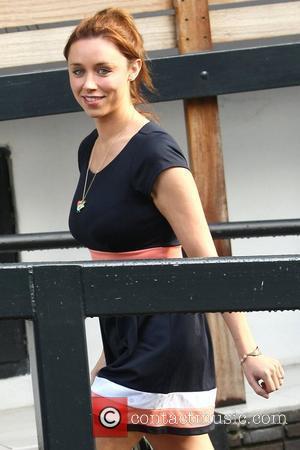 Una Healy Celebrities outside the ITV studios London, England - 25.04.12