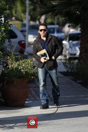Jeremy Piven  departs Le Pain Quotidien in West Hollywood Los Angeles, California -24.01.12