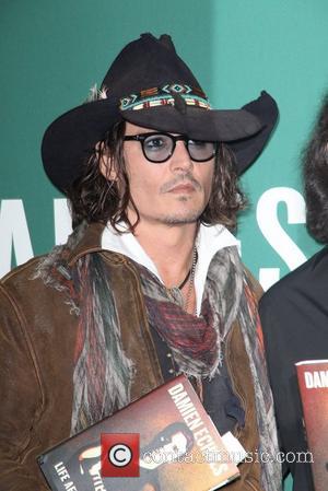 Johnny Depp attends Damien Echols In Conversation With Johnny Depp at Barnes & Noble Union Square  New York City,...