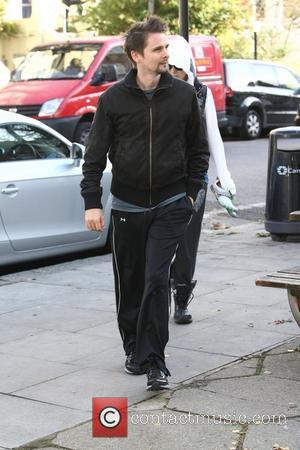 Matt Bellamy heading to the gym in north London London, England - 30.11.11