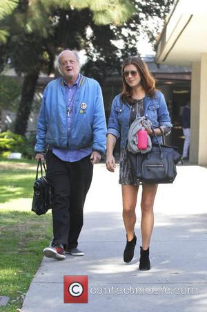 Kate Walsh seen walking with an elderly man in West Hollywood West Hollywood, California - 08.01.12