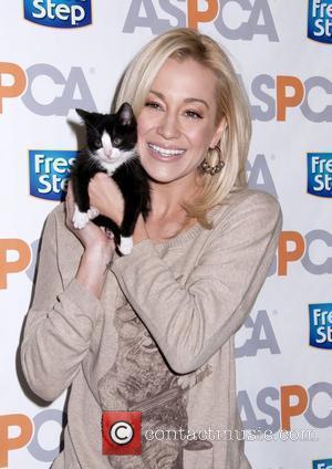 Kellie Pickler unveils the Fresh Step limited-edition cat sweater benefiting the ASPCA - held at the ASPCA Adoption Center New...