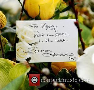 Flowers from Sharon Osbourne The funeral of former The X Factor contestant Kerry McGregor, held at the Kirk of Calder....