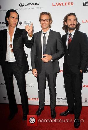 Nick Cave, Guy Pearce, Shia LaBeouf,  at the premiere of 'Lawless' at ArcLight Cinemas Hollywood, California - 22.08.12