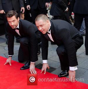 Hugh Jackman; Russell Crowe The Australian premiere of 'Les Miserables' at the State Theatre - Arrivals  Featuring: Hugh Jackman,...