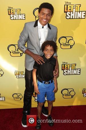 Trevor Jackson and Tyrell Ransom Jr. Disney's 'Let It Shine' Premiere held at The Directors Guild Of America Los Angeles,...