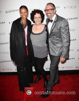 Margaret Steele (C) and guests Macy's Passport Presents: Glamorama - 30th Anniversary in Los Angeles held at The Orpheum Theatre...