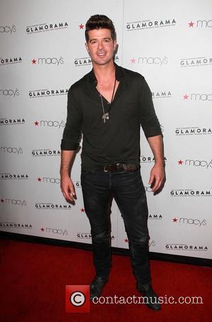 Robin Thicke Macy's Passport Presents: Glamorama - 30th Anniversary in Los Angeles held at The Orpheum Theatre - Arrivals Los...
