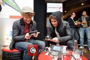 Robert Sheehan  The launch of Mario Kart 7 held at the Sports Cafe, Haymarket London, England - 30.11.11...