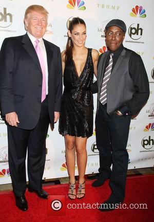 Donald Trump, Dayana Mendoza, Arsenio Hall 2012 Miss USA Pageant at Planet Hollywood Resort and Casino - Red Carpet Las...