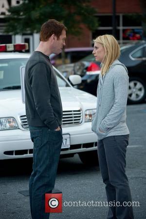Damian Lewis and Clare Danes  Homeland (Showtime Networks) TV Series   Season 1  Episode 12: Marine One...