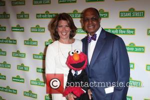 Sherrie Westin, Elmo, Melvin Ming Jon Stewart with Elmo and The Sesame Street Muppets to host Sesame Workshop's 10th Annual...