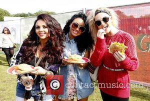 Jesy Nelson, Leigh-Anne Pinnock and Perrie Edwards of Little Mix at Nando's GigNics at Haggerston Park London, England - 09.06.12...