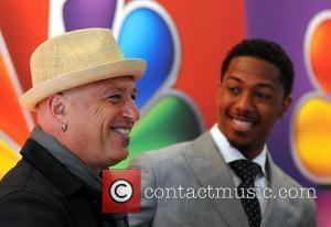 Howie Mandel and Nick Cannon  2012 NBC Upfront Presentation at Radio City Hall - Arrivals New York City, USA...