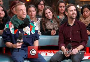 Macklemore and Ryan Lewis appear on Much Music's 'New.Music.Live.'  Featuring: Macklemore, Ben Haggerty, Ryan Lewis
Where: Toronto, Ontario, Canada When:...