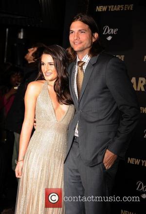 Ashton Kutcher, Lea Michele, Grauman's Chinese Theatre