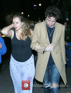 Nick Grimshaw and Samantha Morton  leaving the Groucho nightclub London, England - 20.10.12