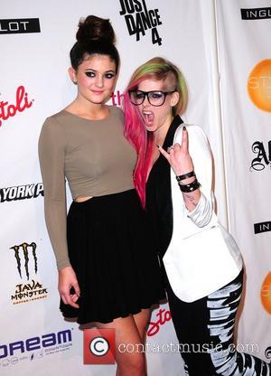 Kylie Jenner and Avril Lavigne Mercedes-Benz New York Fashion Week Spring/Summer 2013 - Abbey Dawn - Arrivals  New York...