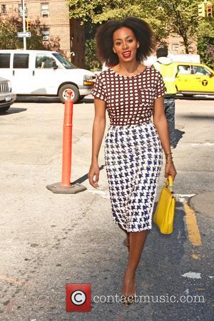 Solange Knowles Mercedes-Benz New York Fashion Week Spring/Summer 2013- Celebrity Sightings New York City, USA - 11.09.12