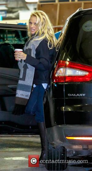 Pamela Anderson Pamela Anderson seen arriving at ITV's This Morning studios as she gets set to take part in 'Dancing...