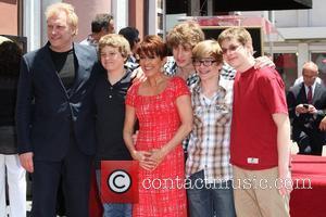 Patricia Heaton, David Hunt, their four sons Patricia Heaton is honored with a Hollywood Walk of Fame Star on Hollywood...