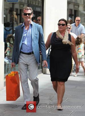 Pierce Brosnan and his wife Keely Shaye Smith take a romantic shopping trip together in Paris Paris, France - 04.08.12