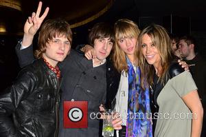 Nicole Appleton with fans Rock stars and celebrities attend Liam Gallagher's 'Pretty Green London Collections: Men's Autumn/Winter 2013 Launch' held...