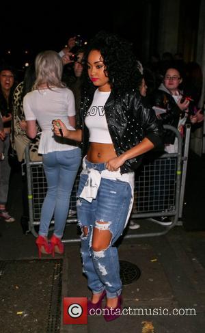 Perrie Edwards and Leigh-Anne Pinnock Little Mix at the BBC Radio 1 studios London, England - 18.11.12