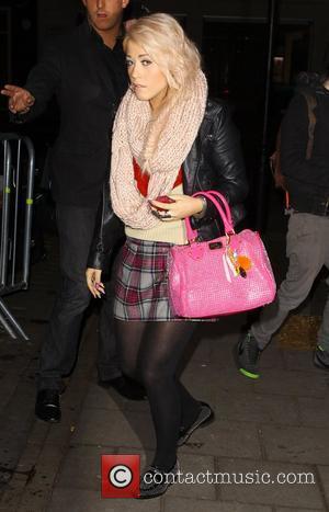 X Factor finalist Amelia Lily arriving at BBC Radio One Studios London, England - 05.11.11