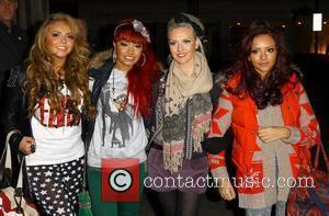 X Factor finalists Jesy Nelson, Leigh-Anne Pinnock, Perrie Edwards and Jade Thirlwall of Little Mix arriving at BBC Radio One...