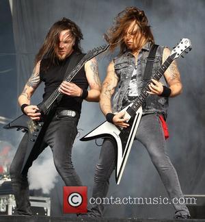 Michael Paget and Matthew Tuck, Bullet for my Valentine Reading Festival 2012 - Performances - Day Three Reading, England -...