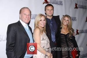 Frank Gifford, Kathie Lee Gifford, Cody Gifford and Cassidy Erin Giffordat the premiere of Scandalous The Musical at the Neil...